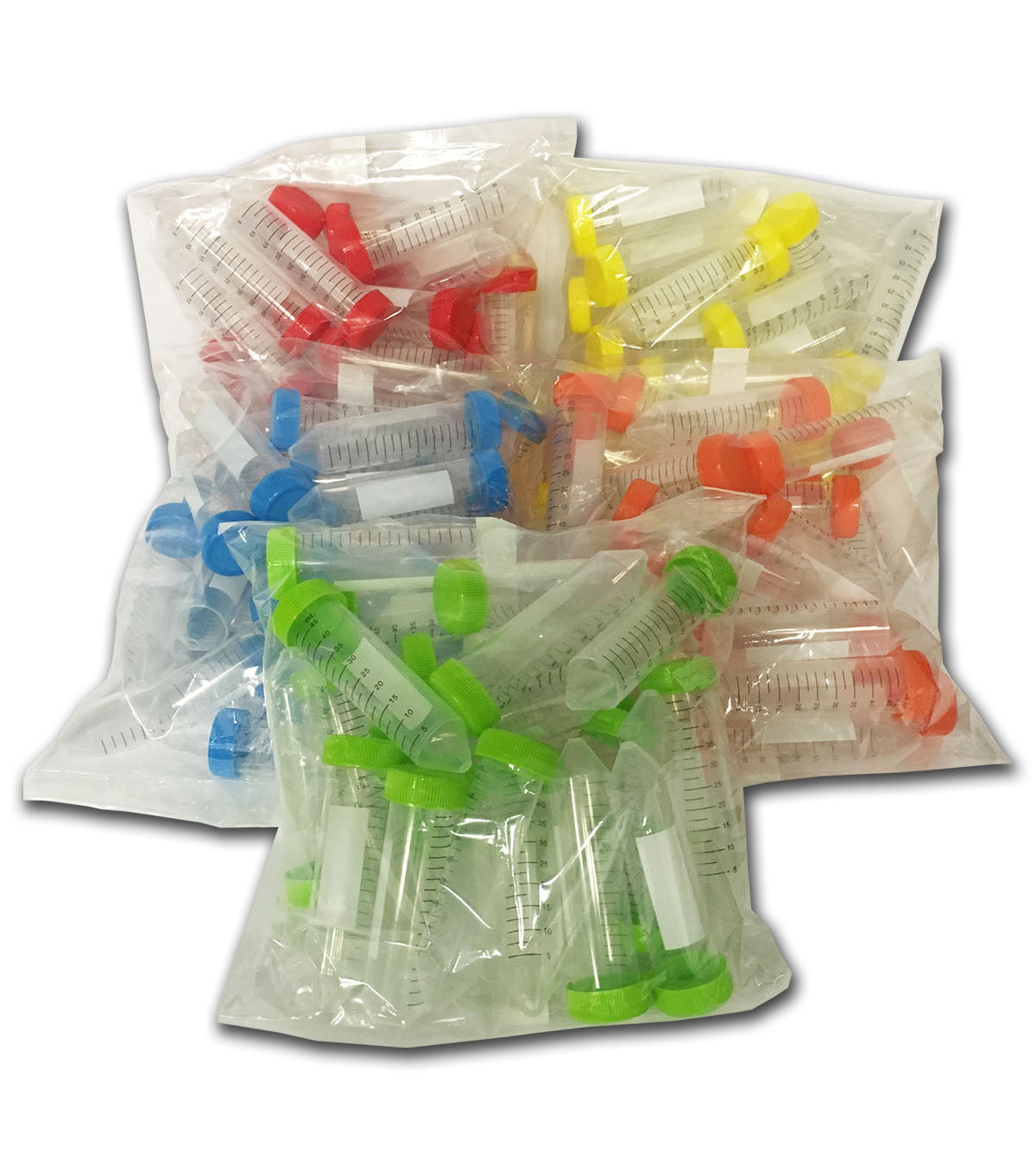 MTC Bio SpectraTube™ Rainbow-Cap Centrifuge Tubes – 15 & 50 mL — manufacturer image