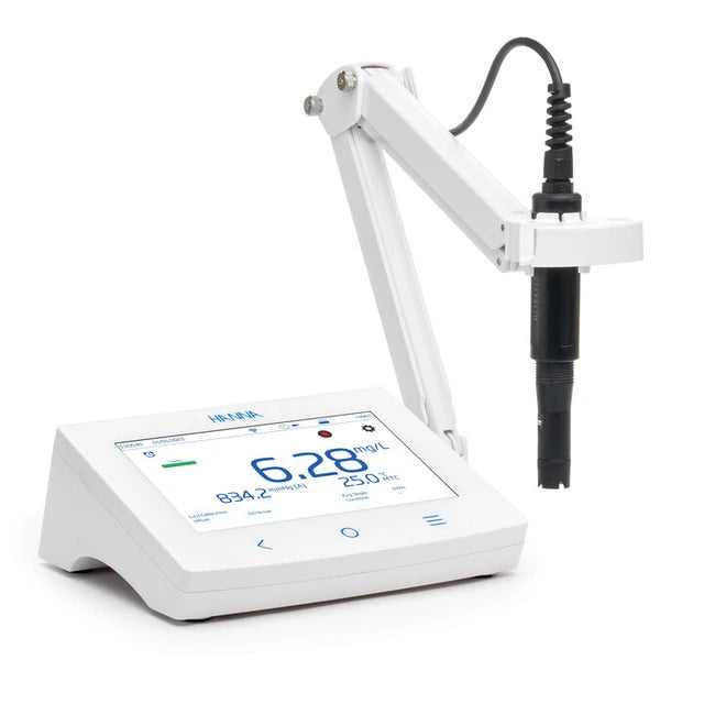 Hanna Instruments HI6421/HI6421P Advanced Benchtop Dissolved Oxygen Meter (Optical/Polarographic)