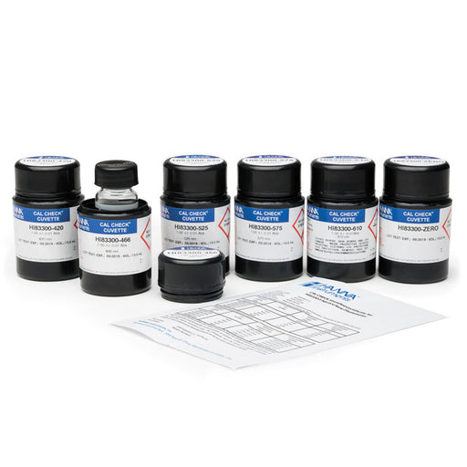 CAL Check Cuvette Kit for HI83303 – Traceable Calibration Kit Photometer Accessory Hanna Instruments