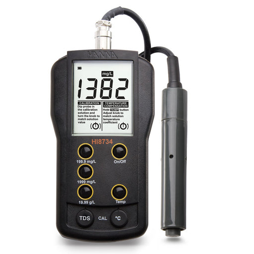 Hanna Instruments HI8734 Three-Range Portable TDS Meter Portable TDS Meter Hanna Instruments