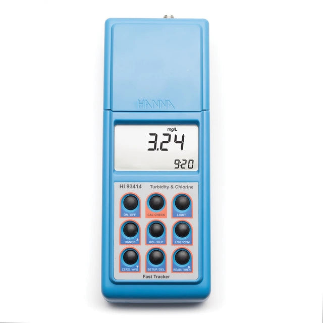 Hanna Instruments HI93414 Turbidity & Chlorine Meter | Portable NTU & ppm