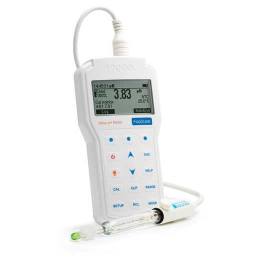 Hanna HI98169 Professional pH Meter for Wine PortableWine pH Meter Hanna Instruments