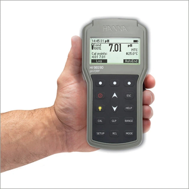 Hanna Instruments HI98190 Waterproof Portable pH/ORP Meter - Professional Grade for Lab & Field Use Portable pH/ORP Meter Hanna Instruments