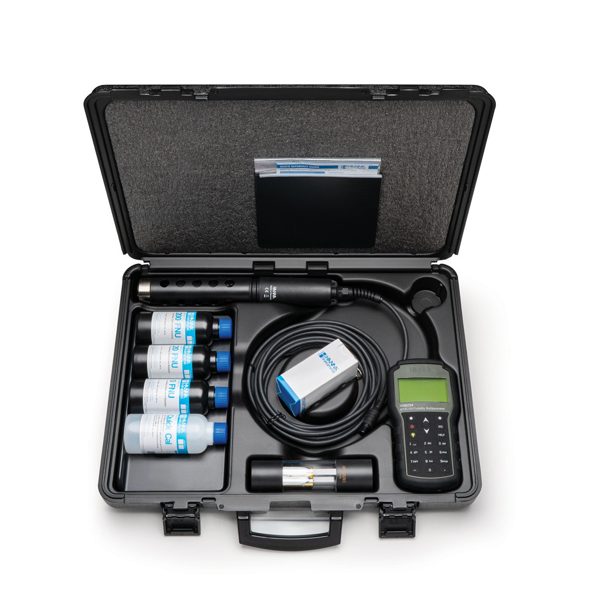 Hanna Instruments HI98294 Portable Multiparameter pH/EC/ISE/Turbidity/DO Meter with GPS Portable Multi-Parameter Meter Hanna Instruments