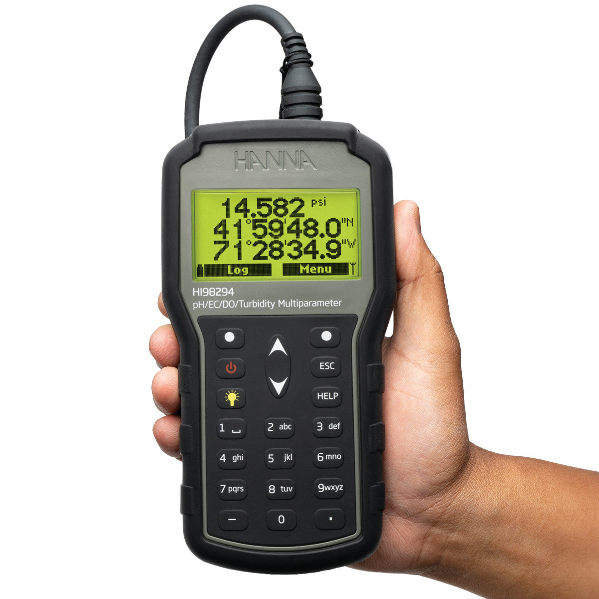 Hanna Instruments HI98294 Portable Multiparameter pH/EC/ISE/Turbidity/DO Meter with GPS Portable Multi-Parameter Meter Hanna Instruments