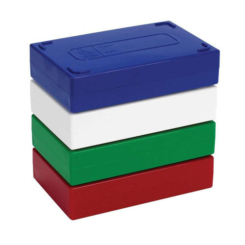 25-Place Premium Microscope Slide Box – Durable, Hinged Storage for Standard Slides Microscope Slide Storage Heathrow Scientific