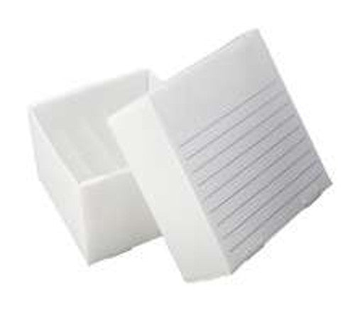 Heathrow Scientific 5 mL Freezer Boxes – Polypropylene, 25-Well, Pack of 10 White Freezer Box Heathrow Scientific