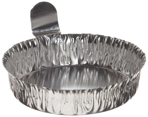 Aluminum Weighing Boats – (100 Pack) Non-Flammable, Disposable Pans for High-Temperature Sampling Heathrow Scientific
