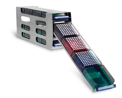 Heathrow Scientific Arctic Squares Upright Freezer Rack | HS2864 Heathrow Scientific