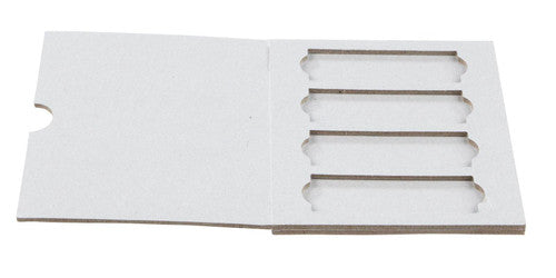 Heathrow Scientific 4-Place Cardboard Slide Mailers | 120557 Heathrow Scientific
