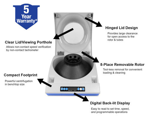 Clinical Benchtop Centrifuge | Programmable Lab Centrifuge Benchtop Centrifuge Heathrow Scientific