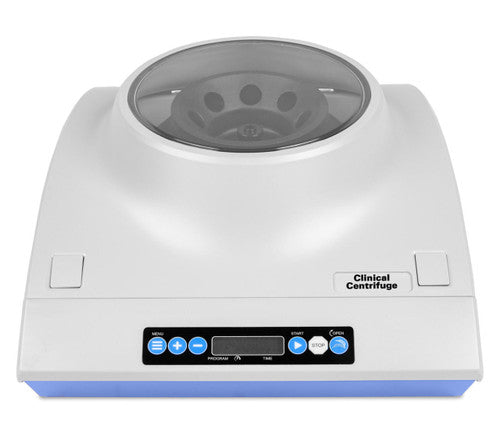 Clinical Benchtop Centrifuge | Programmable Lab Centrifuge Grey Blue Benchtop Centrifuge Heathrow Scientific
