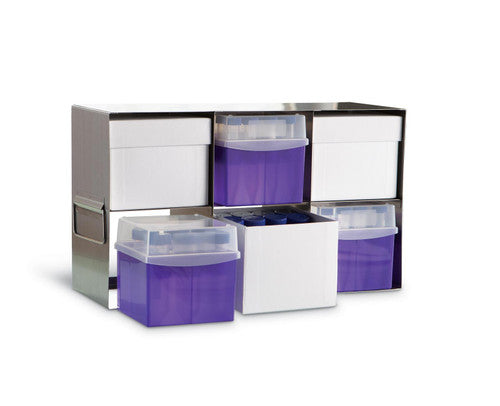 Heathrow Scientific 6-Space Cube Upright Freezer Rack | HS28622 Default Title Heathrow Scientific