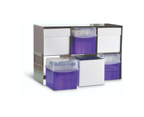 Heathrow Scientific 6-Space Cube Upright Freezer Rack | HS28622 Heathrow Scientific