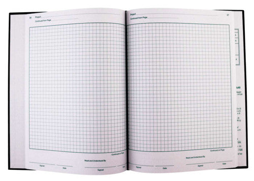 Heathrow Scientific Black Laboratory Notebooks Heathrow Scientific