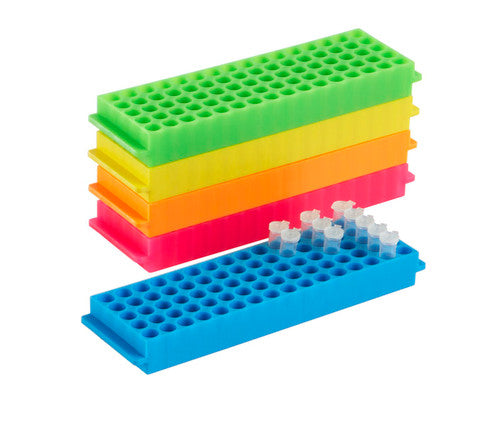 80-Well Microtube Rack – Durable, Compact & Autoclavable Multi-tube rack Heathrow Scientific