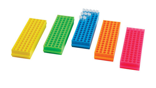 80-Well Microtube Rack – Durable, Compact & Autoclavable Multi-tube rack Heathrow Scientific