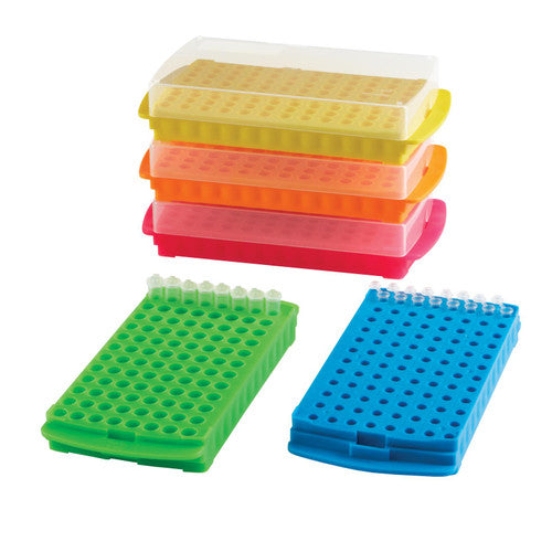 Reversible Tube Rack, 96-Well – Dual-Sided PCR & Microtube Organization Multi-tube rack Heathrow Scientific