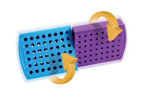 Heathrow Scientific Rota-Rack Duo Tube Rack | HS29041A Default Title Heathrow Scientific