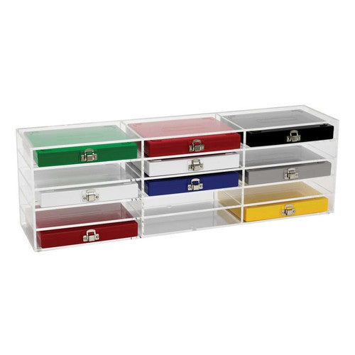 Heathrow Scientific Microscope Slide Box Storage Rack Default Title Heathrow Scientific