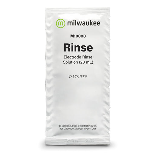 Milwaukee M10000B Electrode Rinse Solution Sachets (25) Milwaukee Instruments