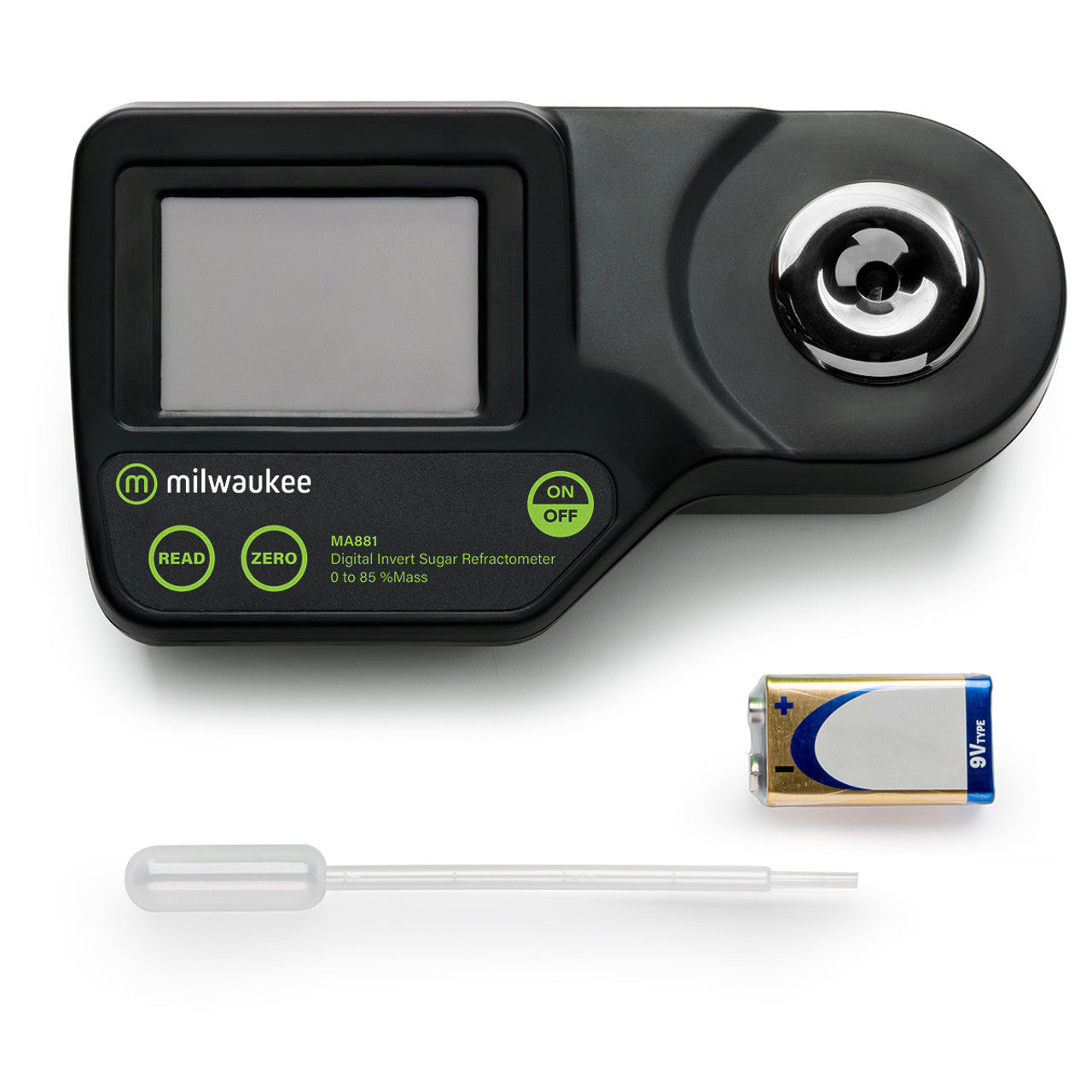 Milwaukee MA881 Digital Refractometer for Invert Sugar Milwaukee Instruments