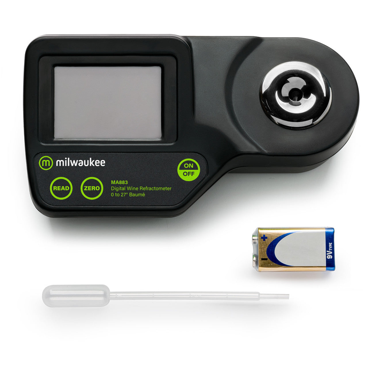 Milwaukee MA883 Digital Refractometer °Baumé Milwaukee Instruments