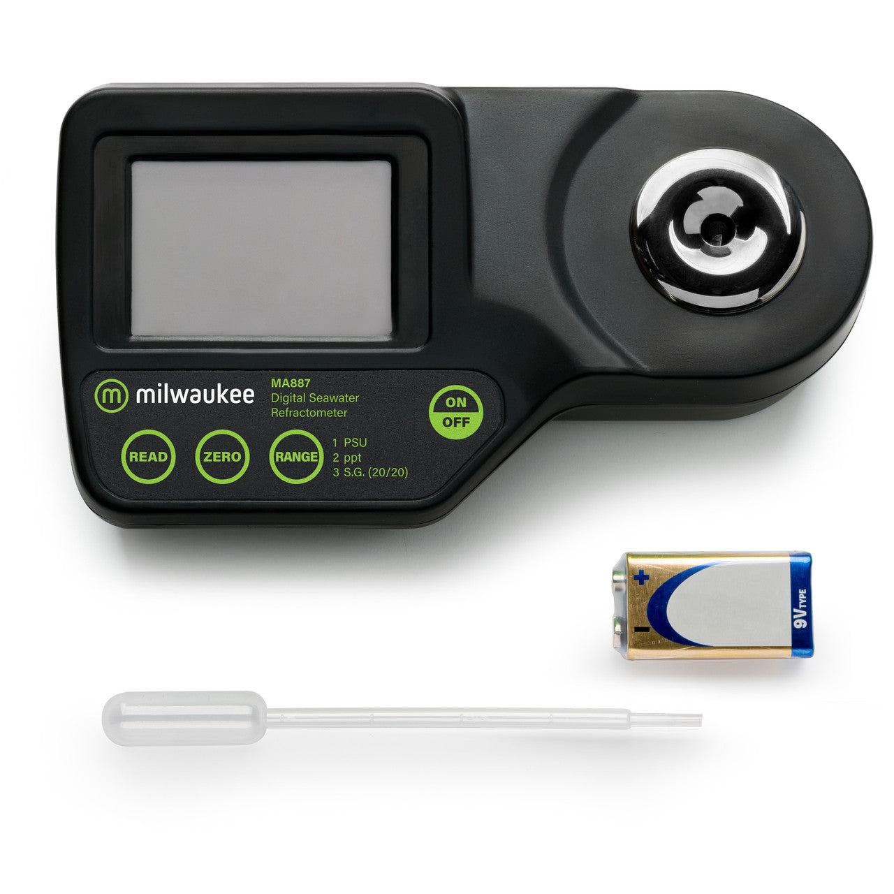 Milwaukee MA887 Digital Salinity Refractometer Milwaukee Instruments