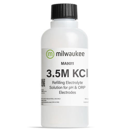 Milwaukee MA9011 Refilling Electrolyte Solution 3.5M KCl for pH/ORP electrodes Milwaukee Instruments