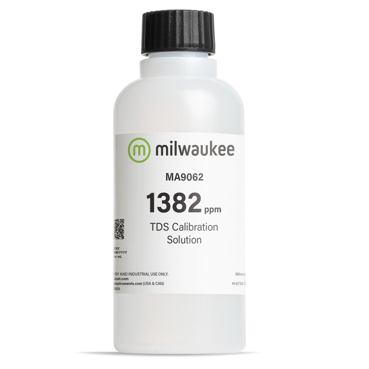 Milwaukee MA9062 1382 ppm TDS Conductivity Solution Bottle Milwaukee Instruments