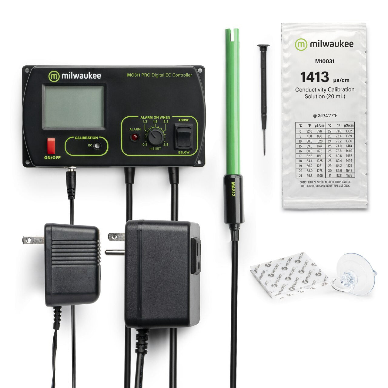 Milwaukee MC745 PRO Conductivity (EC) Controller and Pump Kits Milwaukee Instruments