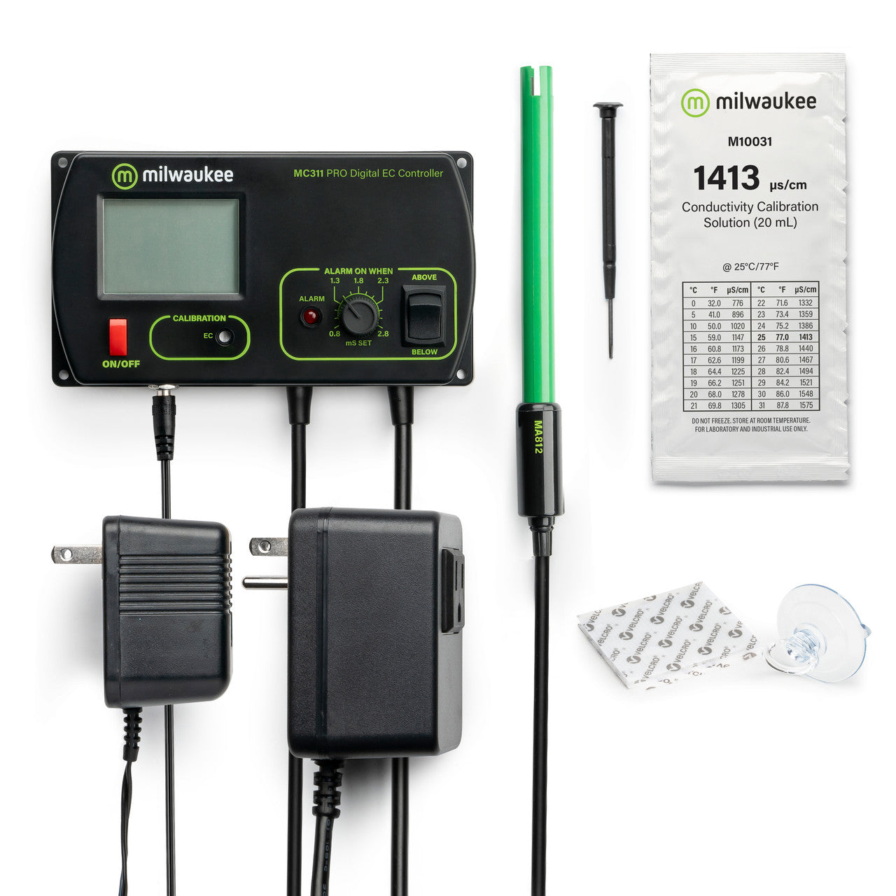 Milwaukee MC740 PRO Conductivity (EC) Controller and Pump Kit Milwaukee Instruments