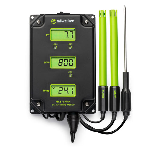 Milwaukee MC810US MAX pH/TDS/Temp Monitor Milwaukee Instruments