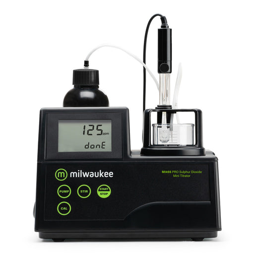 Milwaukee MI455US PRO Mini Titrator for Sulfur Dioxide in Wine Milwaukee Instruments