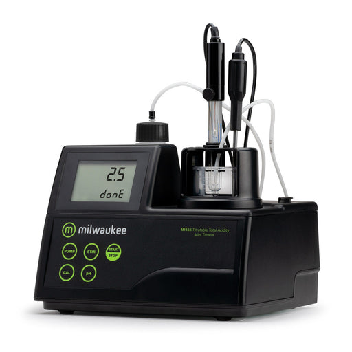 Milwaukee MI456US PRO Mini Titrator for Titratable Acidity in Wine Milwaukee Instruments