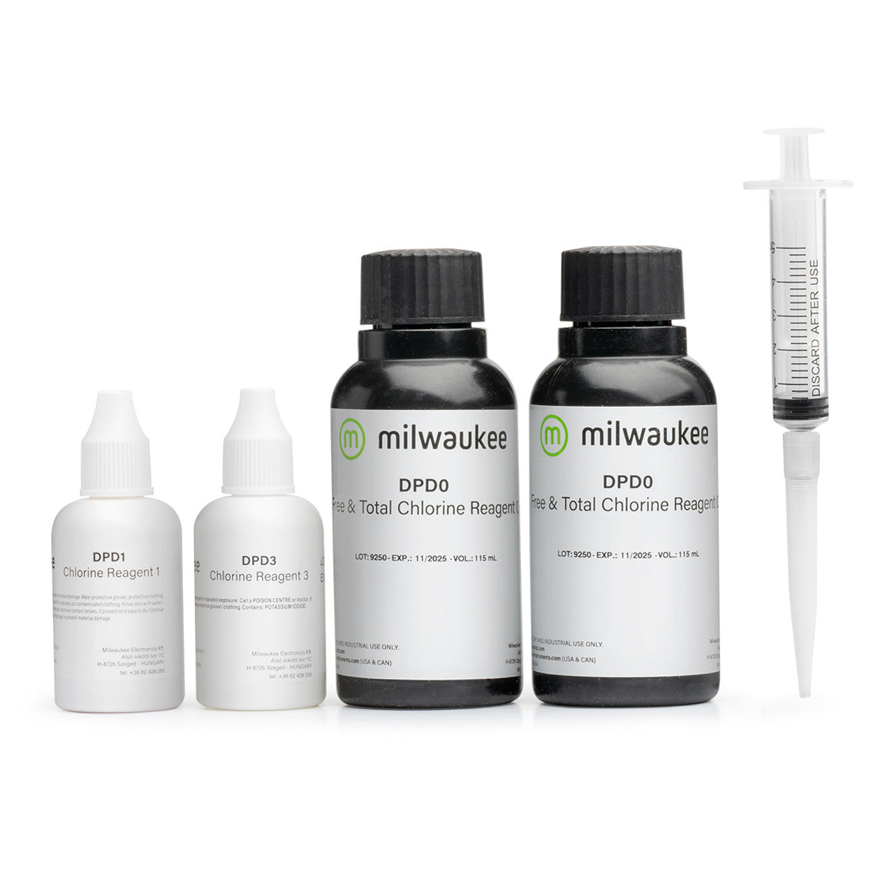 Milwaukee MI513-045 Reagents for High Range Free & Total Chlorine Photometer Milwaukee Instruments