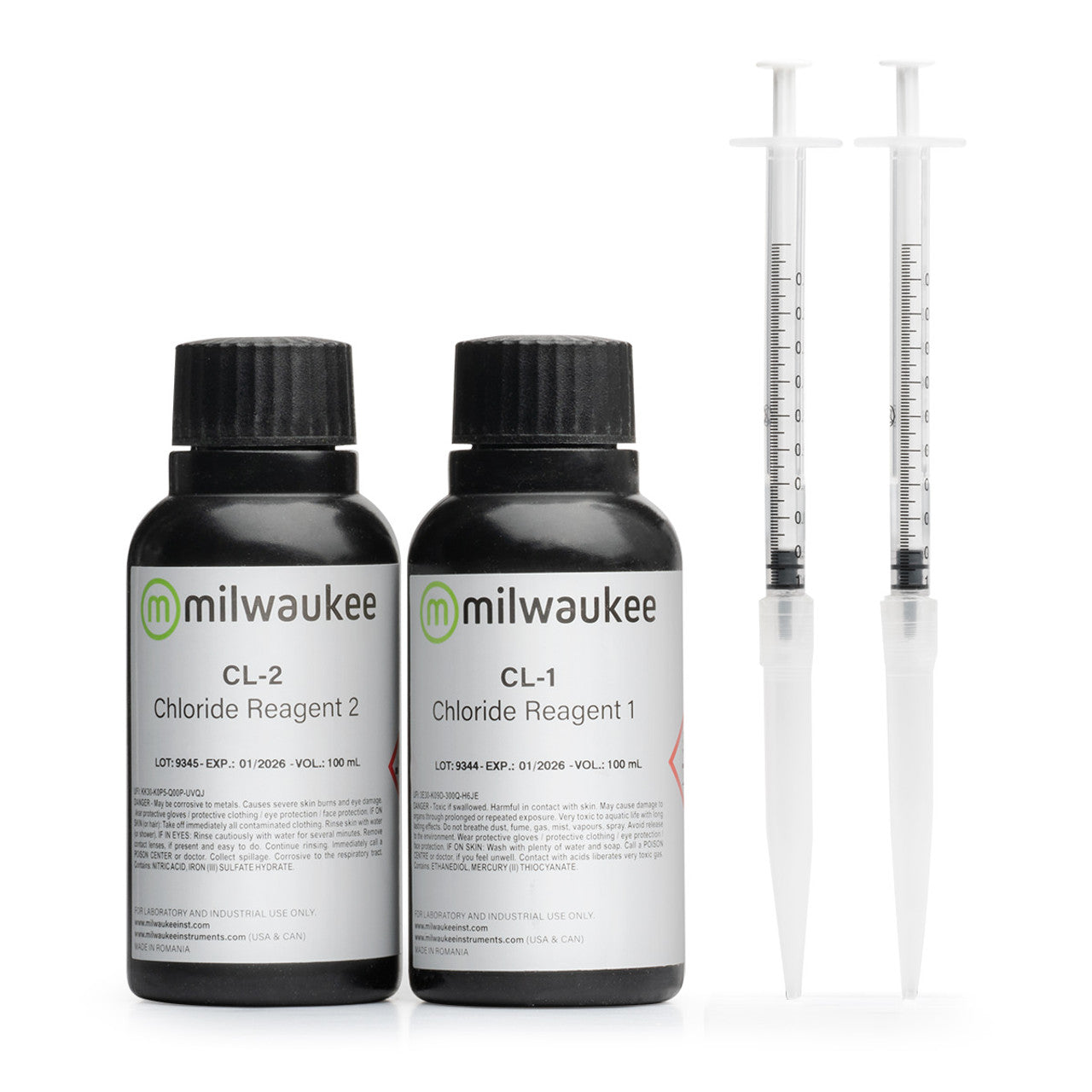Milwaukee MI514-100 Reagents for Chloride Photometer Milwaukee Instruments