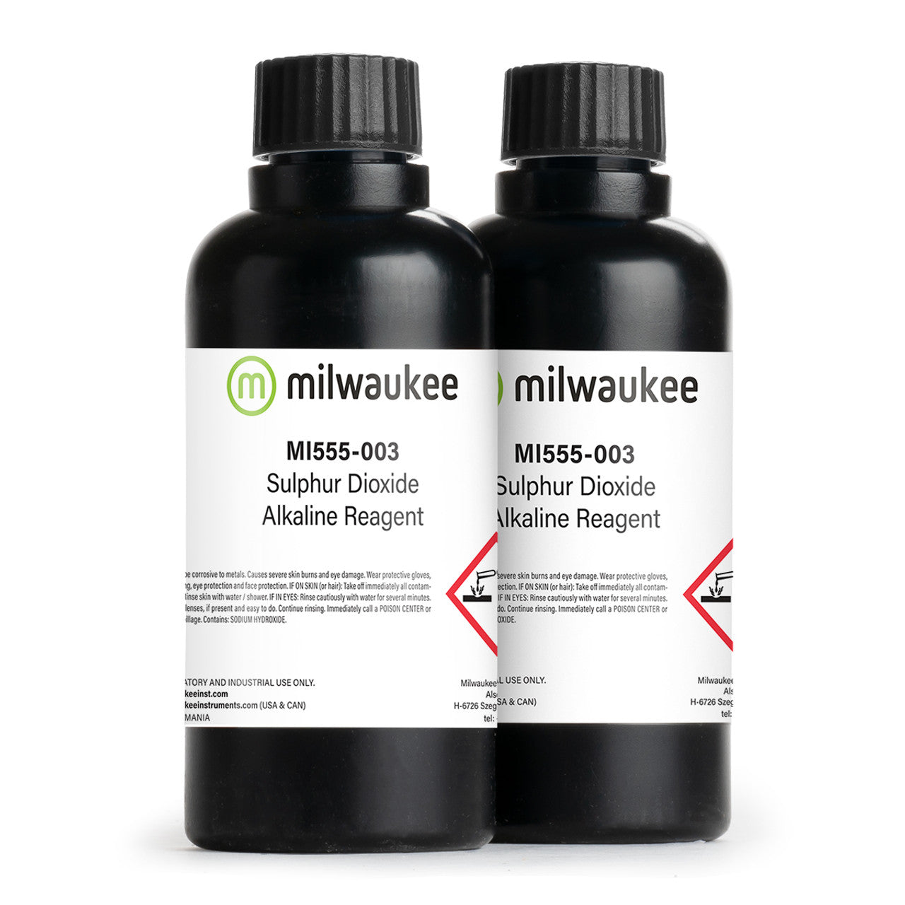 Milwaukee MI555-003 Total SO2 Alkaline Reagent for MI455 Mini Titrator (2 x 210 mL bottles) Milwaukee Instruments
