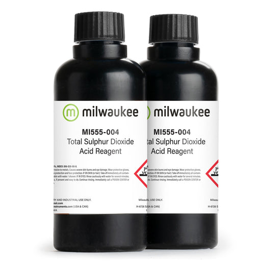 Milwaukee MI555-004 Total SO2 Acid Reagent for MI455 Mini Titrator (2 x 210 mL bottles) Milwaukee Instruments