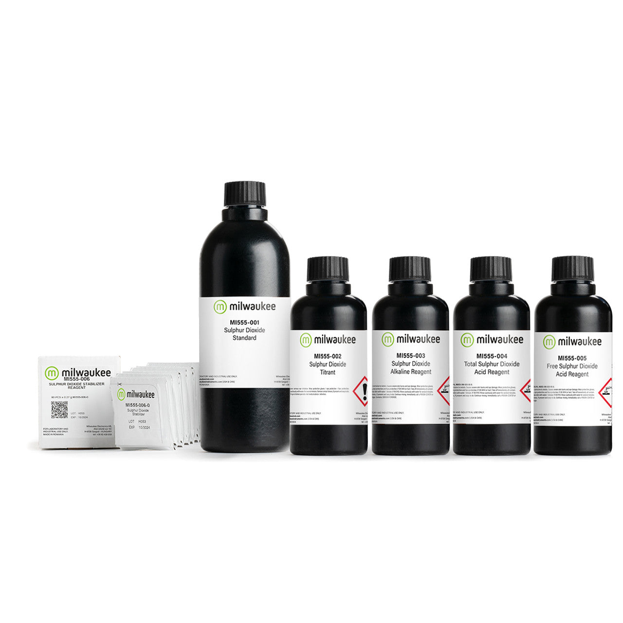 Milwaukee MI555-KIT Standards and Reagents Kit for MI455 Mini Titrator Milwaukee Instruments