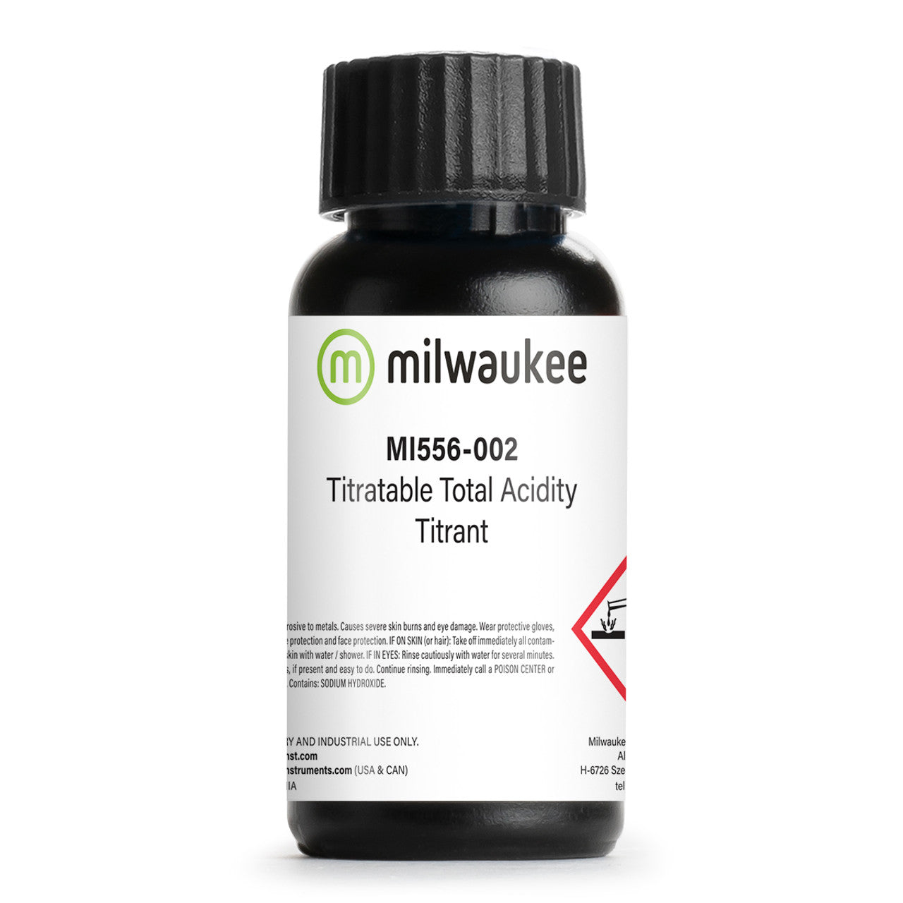 Milwaukee MI556-002 Titrant TA for MI456 Mini Titrator (100 mL bottle) Milwaukee Instruments