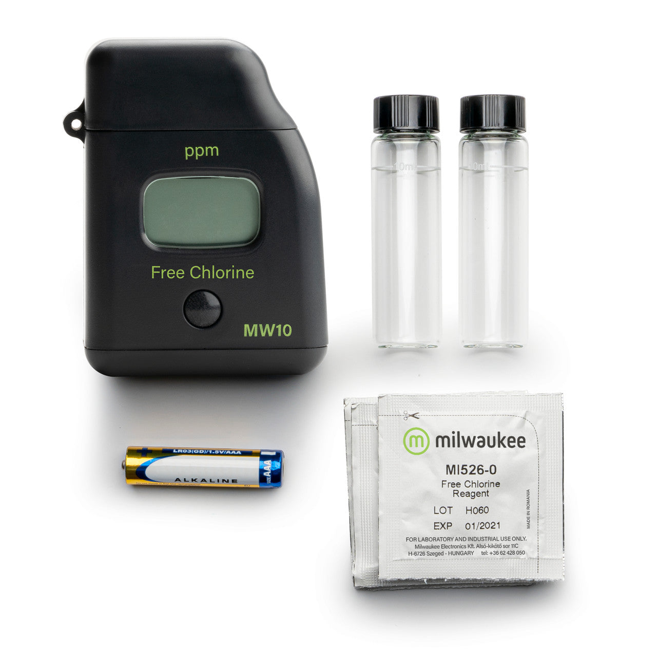 Milwaukee MW10 Digital Free Chlorine Tester Milwaukee Instruments