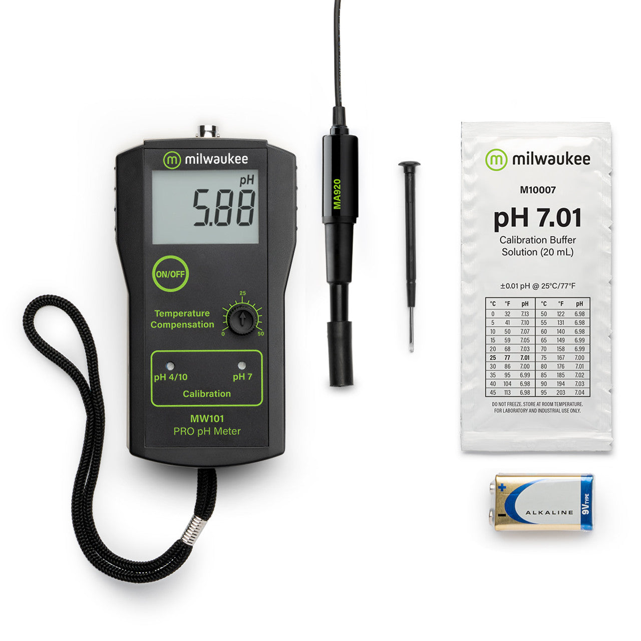 Milwaukee MW101-SOIL PRO pH Meter Milwaukee Instruments
