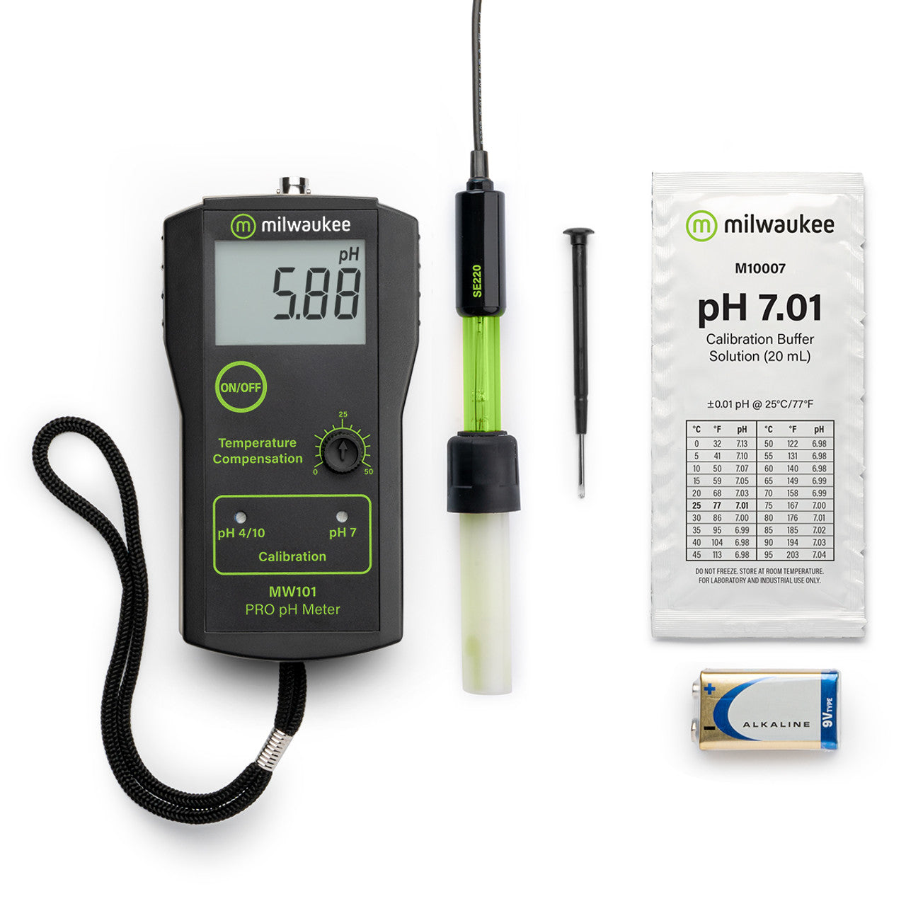 Milwaukee MW101 PRO pH Meter Milwaukee Instruments