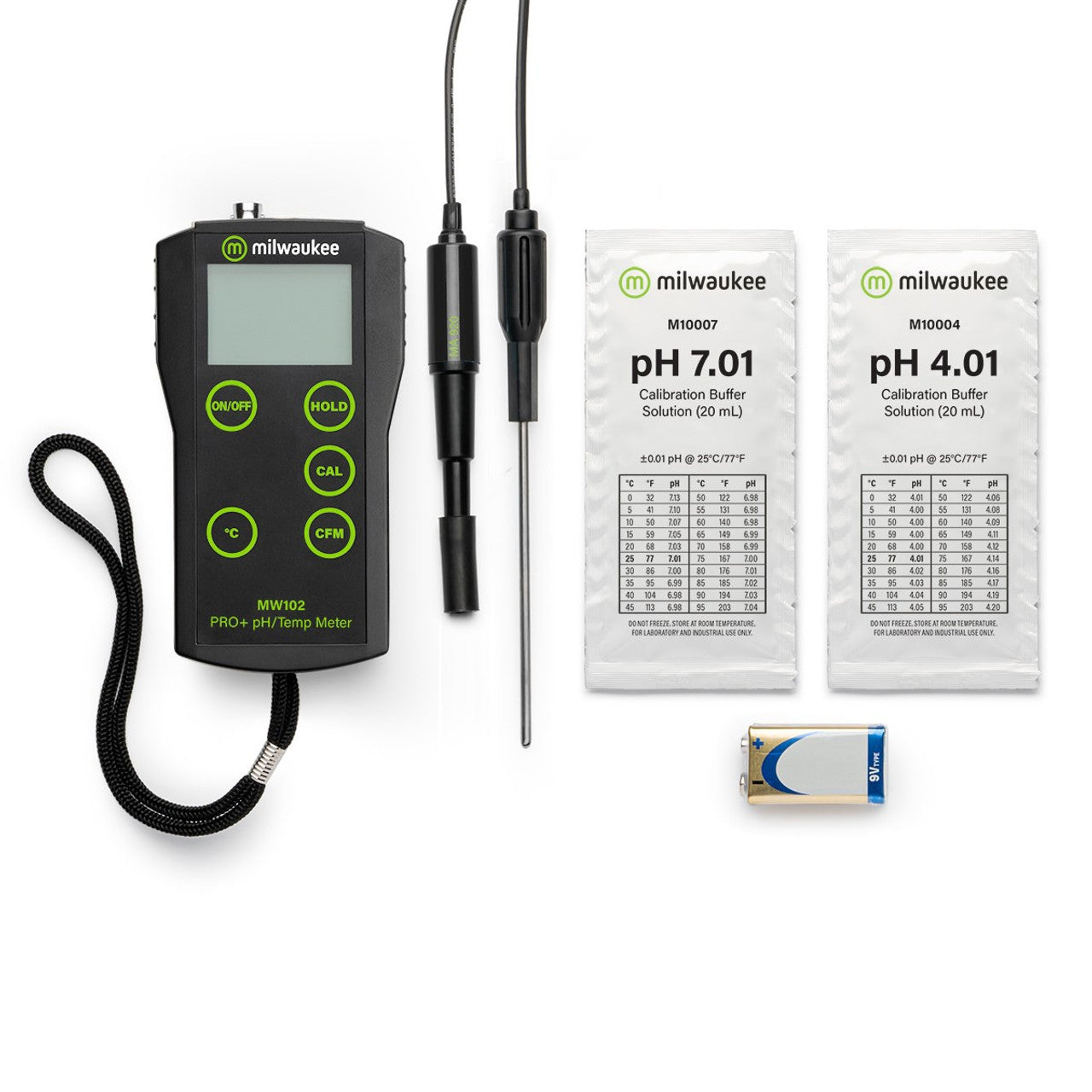 Milwaukee MW102-FOOD PRO+ 2-in-1 pH and Temperature Meter for Food Milwaukee Instruments