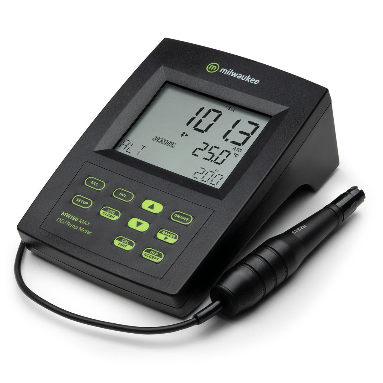 Milwaukee MW190 MAX Dissolved Oxygen Bench Meter With Automatic Calibration Milwaukee Instruments
