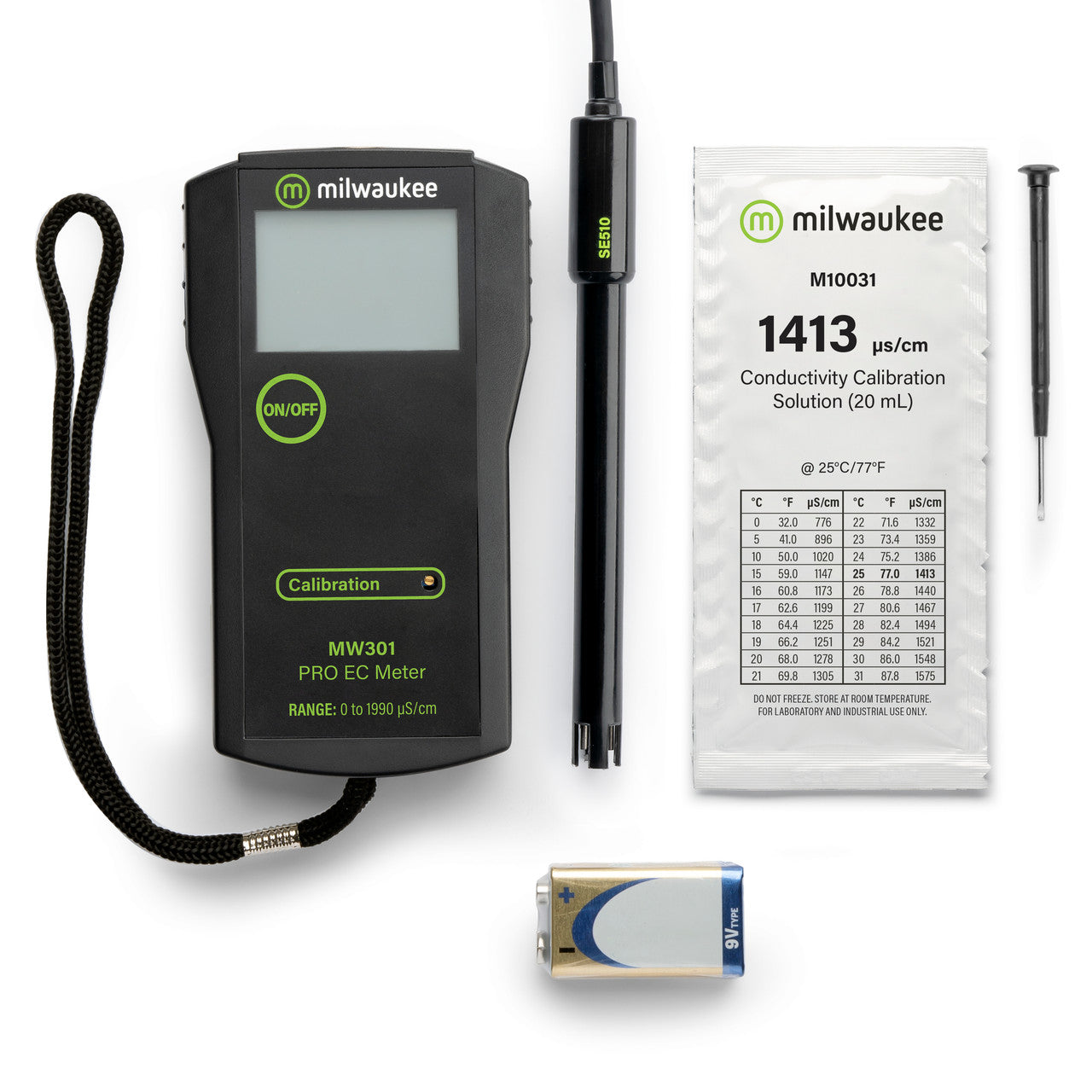 Milwaukee MW301 PRO Conductivity Meter Milwaukee Instruments