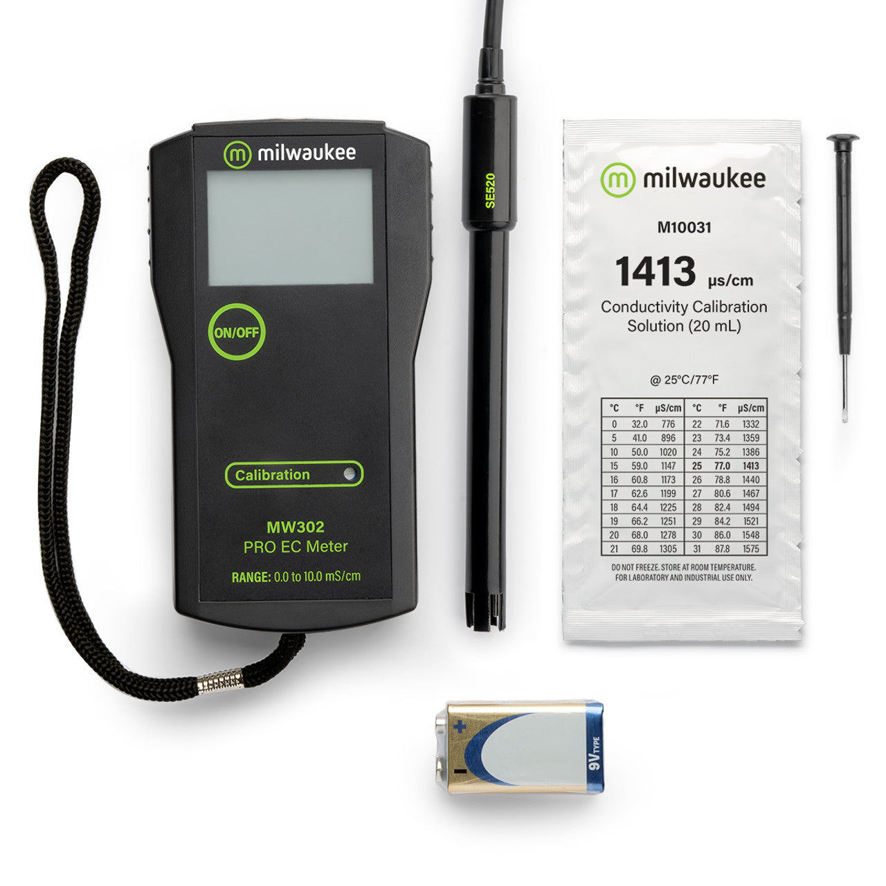 Milwaukee MW302 PRO High Range Conductivity Meter Milwaukee Instruments