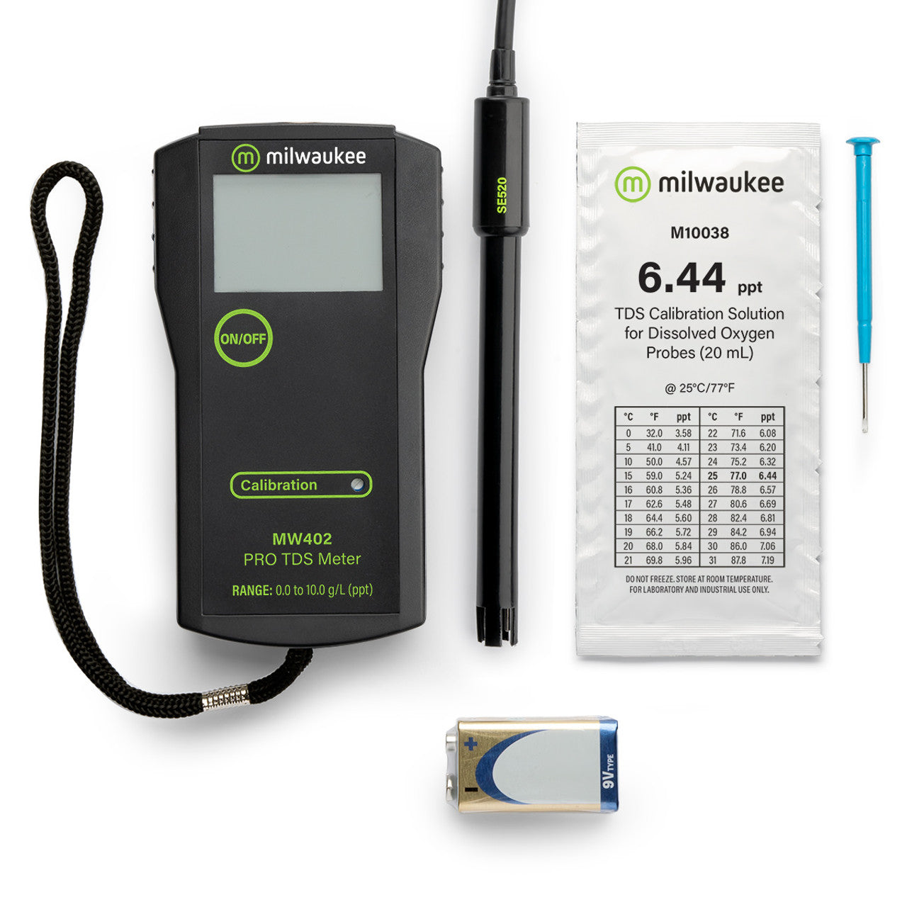 Milwaukee MW402 PRO High Range Total Dissolved Solids Meter Milwaukee Instruments