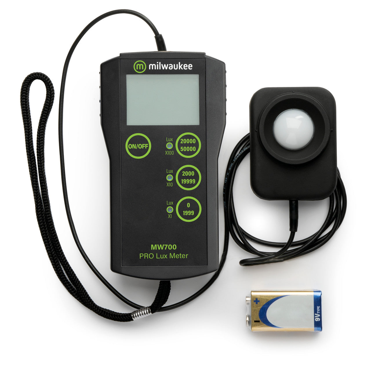 Milwaukee MW700 PRO Lux (Light) Meter Milwaukee Instruments